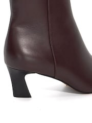 Dune London Purple Overly Comma Heel Chisel Toe Boots - Image 6 of 6