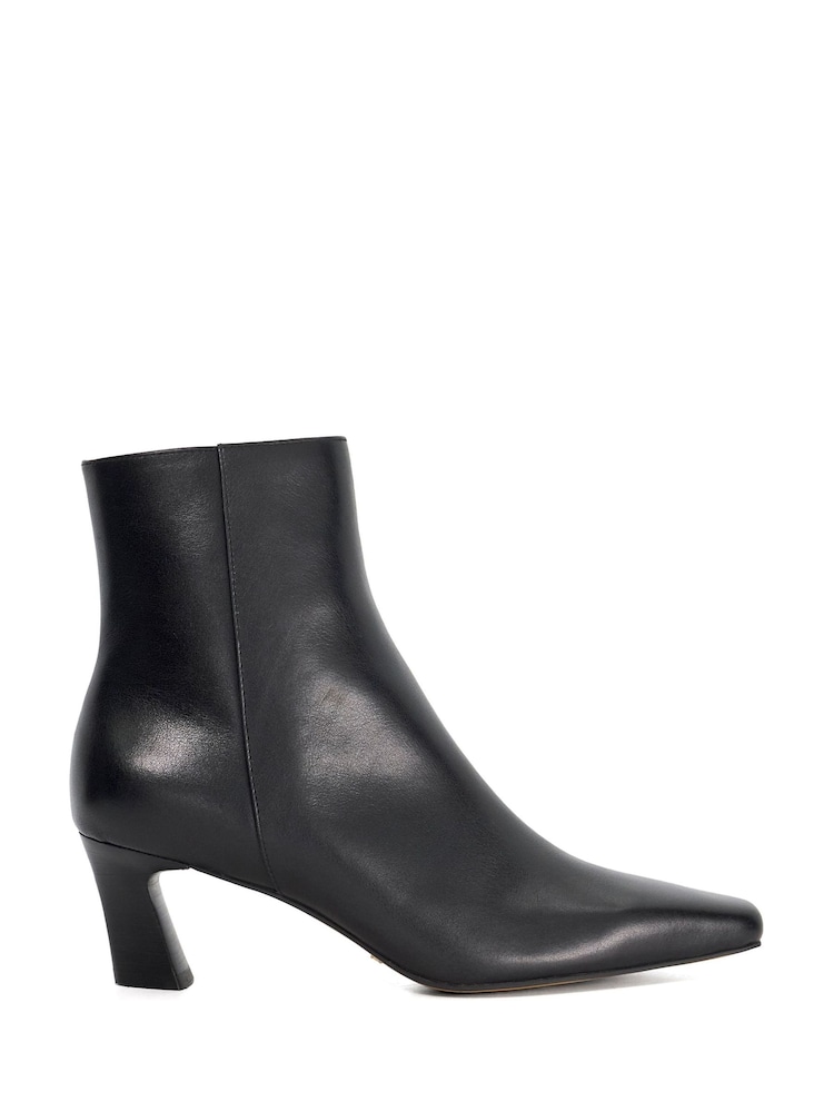 Dune London Black Overly Comma Heel Chisel Toe Boots - Image 2 of 6 Dune London Black Overly Comma Heel Chisel Toe Boots - Image 2 of 6