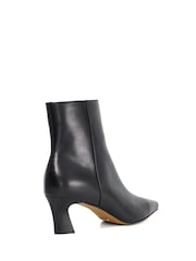 Dune London Black Overly Comma Heel Chisel Toe Boots - Image 4 of 6