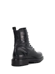 Dune London Black Patley Chunky Lace-Up Boots - Image 4 of 6