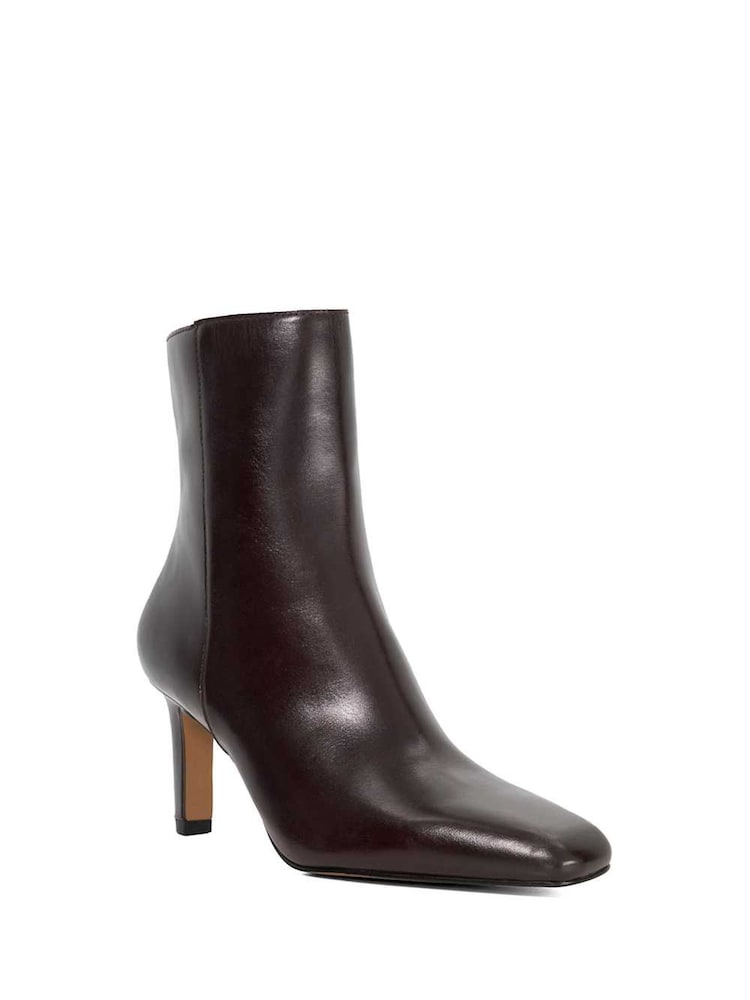 Maro - Dune London Ovation Square Toe Heeled Boots - Imaginea 6 din 6
