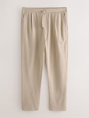 Neutral Smart Textured Jersey Joggers - Image 5 of 7