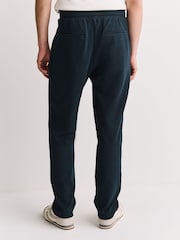 Navy Smart Textured Jersey Joggers - Image 3 of 7