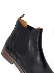 Dune London Black Mckinley Constrast Sole Chelsea Boots - Image 5 of 5