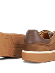 Dune London Brown Tony Cupsole Trainers - Image 6 of 6