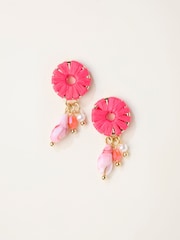 FatFace Raffia Charm Earrings - Imagen 3 de 4