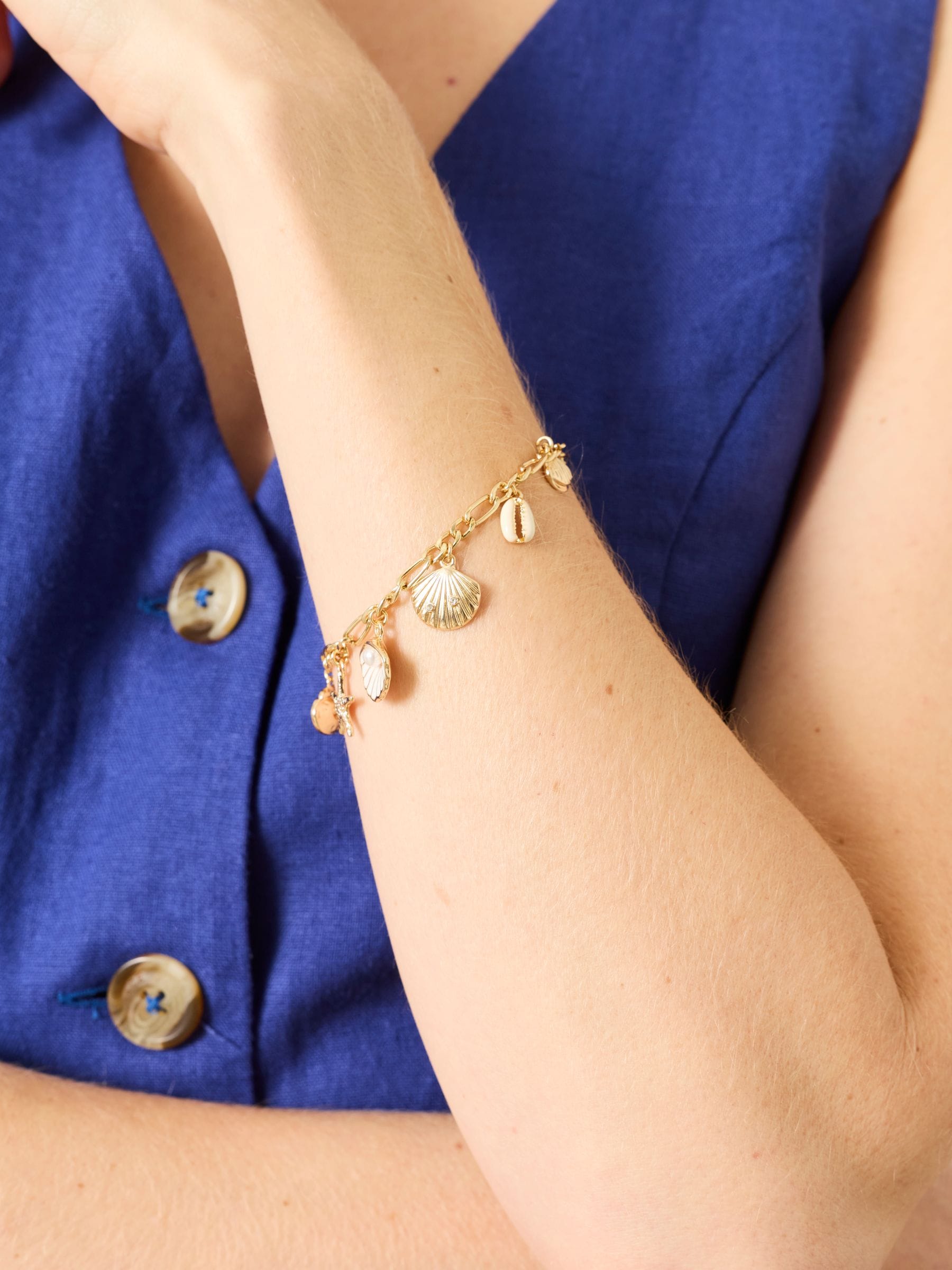 Fat Face Women's Bracelet 45 Gold