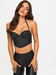 Ann Summers Black Entranced PU Top - Image 3 of 7