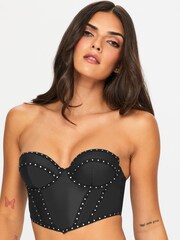 Ann Summers Black Entranced PU Top - Image 4 of 7