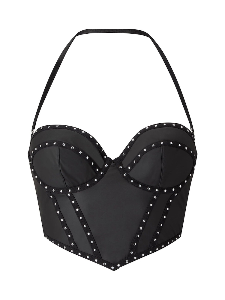 Ann Summers Black Entranced PU Top - Image 7 of 7