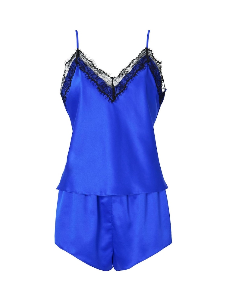 Ann Summers Blue Cerise Satin & Lace Chemise - Image 6 of 6 Ann Summers Blue Cerise Satin & Lace Chemise - Image 6 of 6