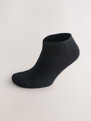 Black Cushioned Sports Trainer Socks 6 Pack - Image 8 of 11