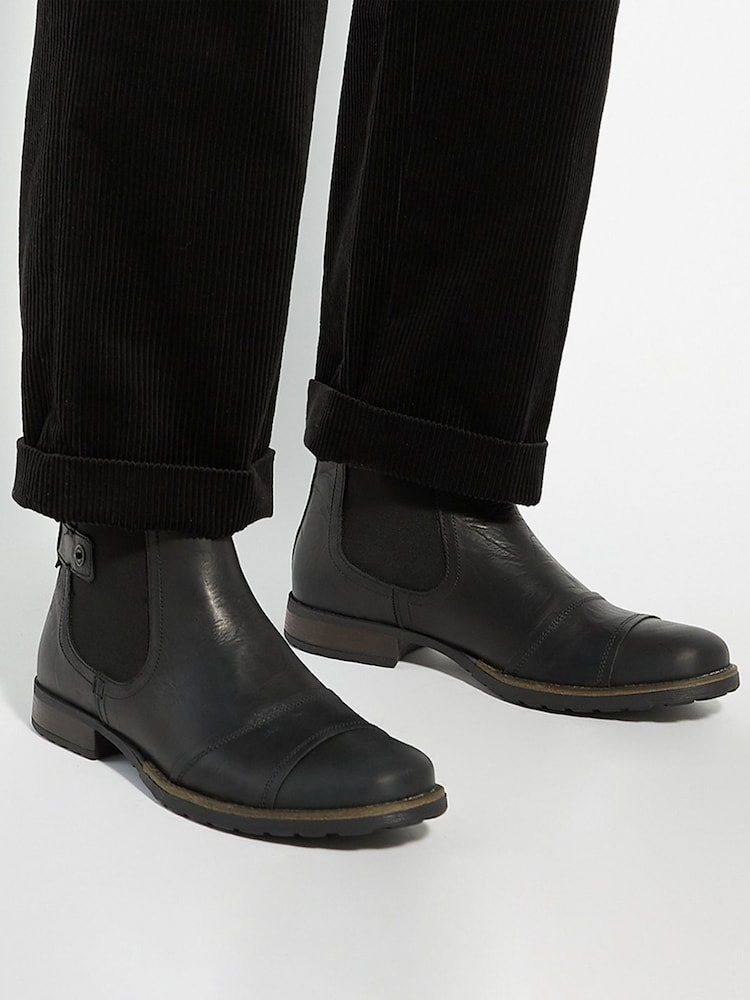 Dune London Black Saltwood Wf Worker Chelsea Boots - Image 1 of 5 Dune London Black Saltwood Wf Worker Chelsea Boots - Image 1 of 5