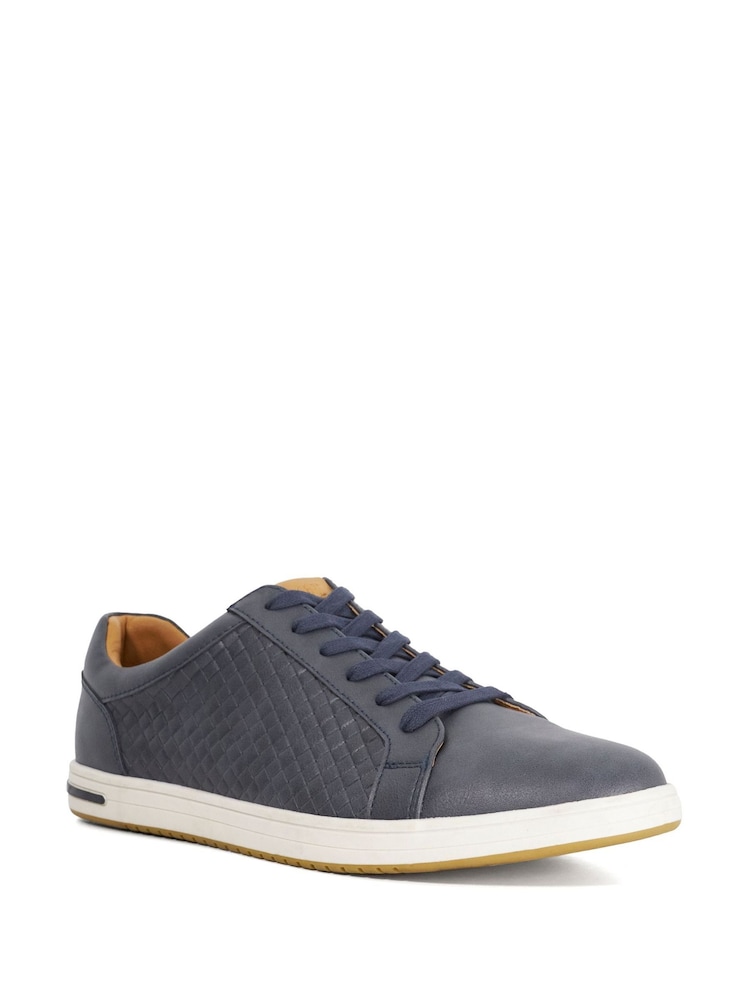 Dune London Blue Tezzy Weave Trainers - Image 2 of 5 Dune London Blue Tezzy Weave Trainers - Image 2 of 5