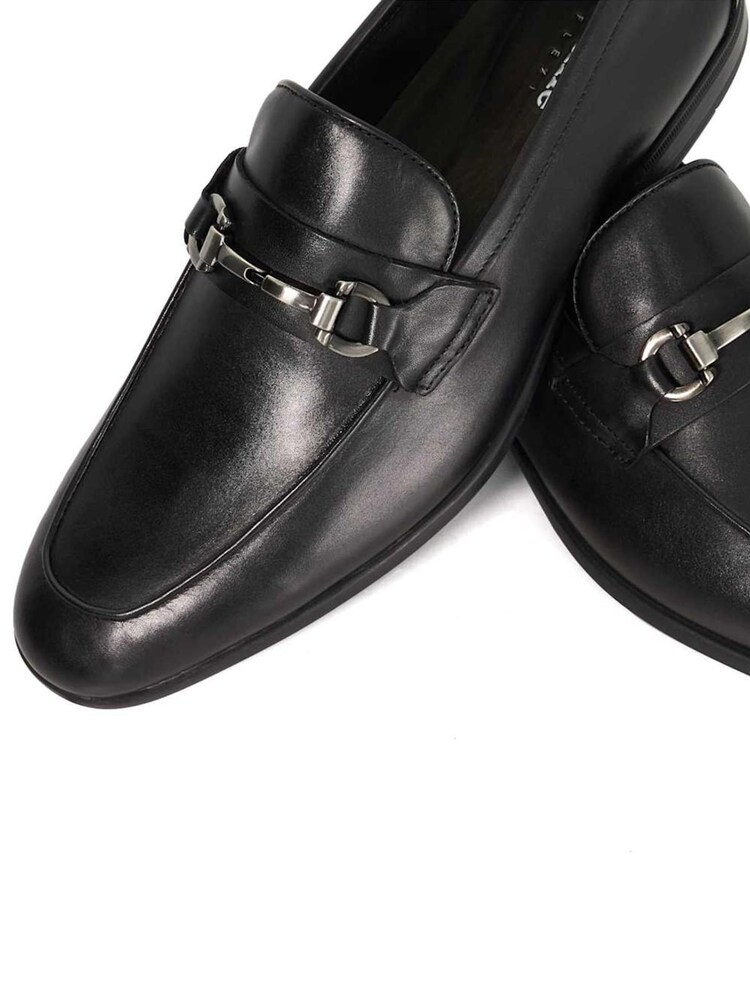 Dune London Black Seymore Wf Flex Sole Trim Loafers - Image 6 of 6 Dune London Black Seymore Wf Flex Sole Trim Loafers - Image 6 of 6