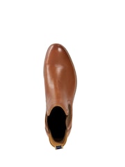 Dune London Brown Mckinley Constrast Sole Chelsea Boots - Image 4 of 6