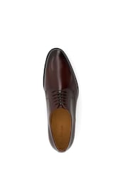Dune London Brown Salisburry Wf Classic Derby Leather Shoes - Image 4 of 5