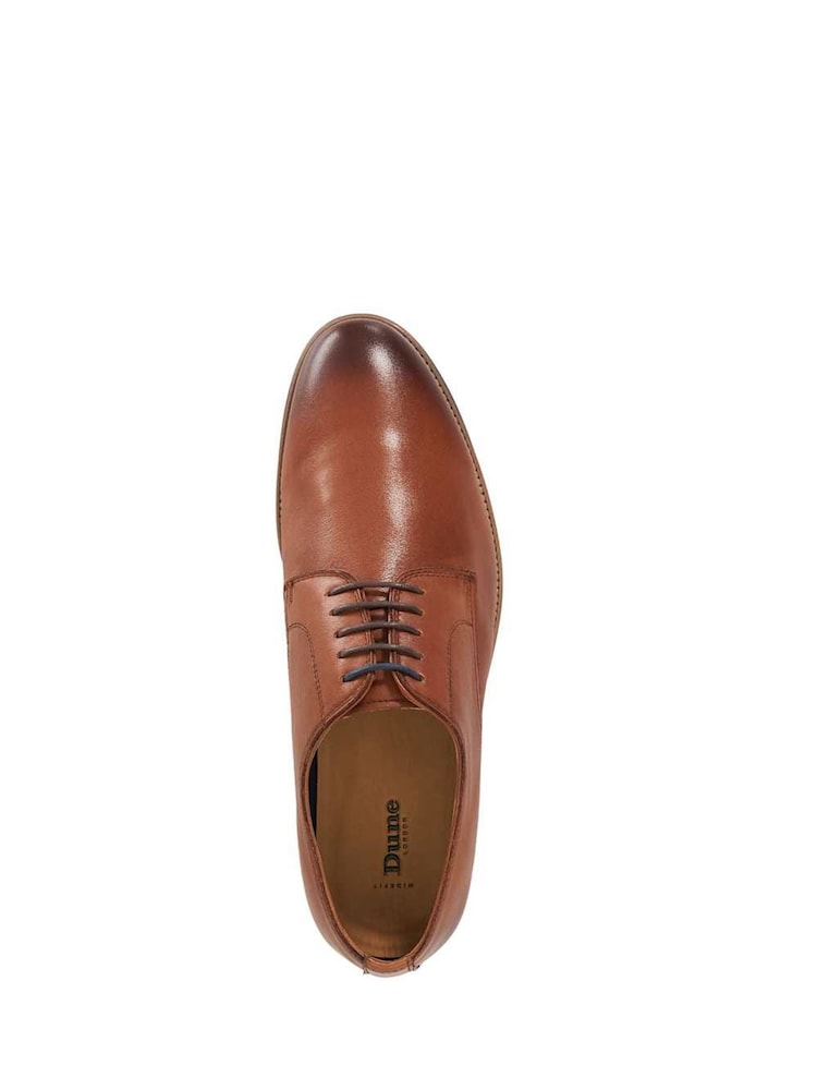 Buy Dune London Dark Brown Wide Fit Stanleyy Soft Leather 