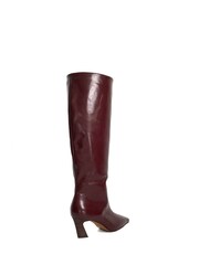 Dune London Red Selinni Chisel Toe Kick Back Boots - Image 4 of 6