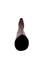 Dune London Red Selinni Chisel Toe Kick Back Boots - Image 5 of 6