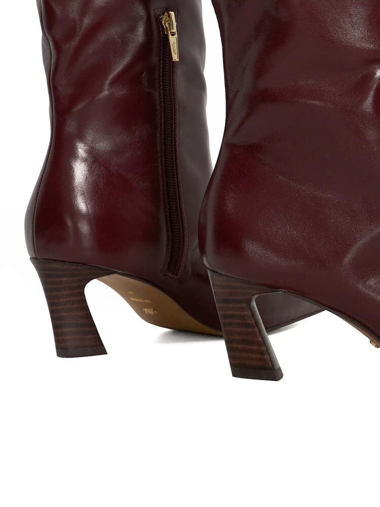 Dune London Red Selinni Chisel Toe Kick Back Boots - Image 6 of 6 Dune London Red Selinni Chisel Toe Kick Back Boots - Image 6 of 6