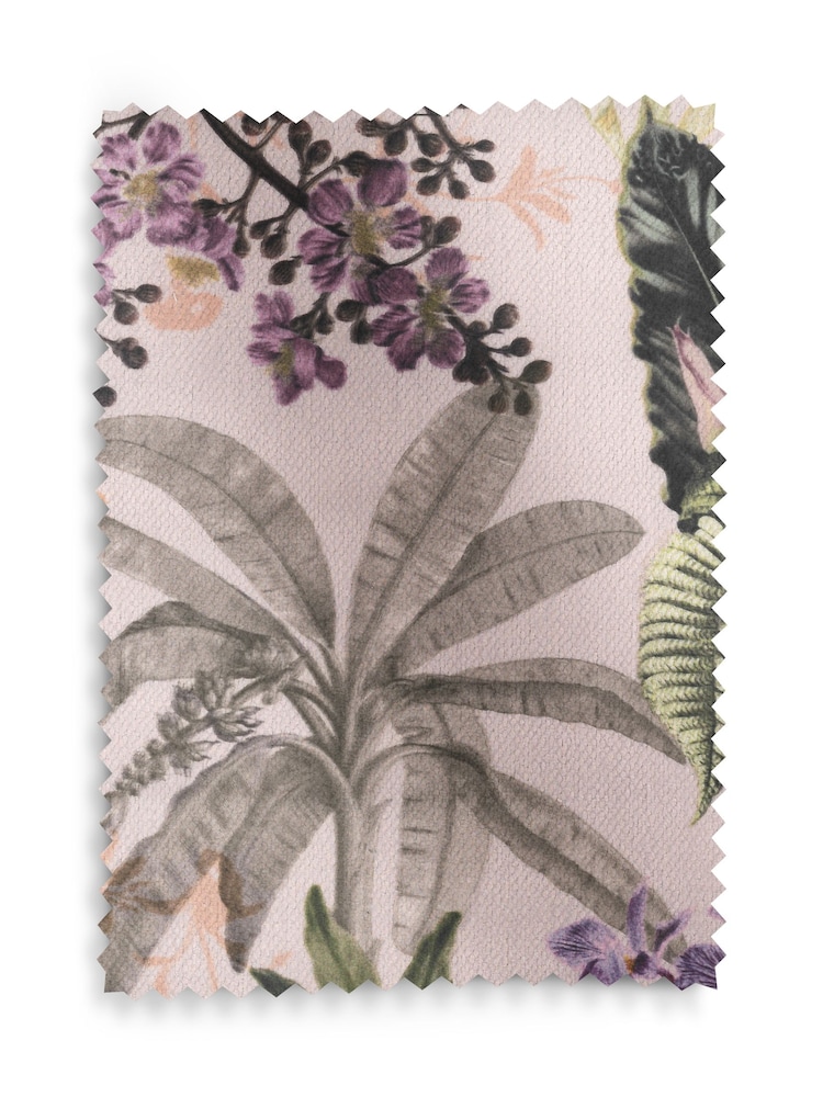 Kew Garden Print Smart Chenille Upholstery Swatch - Image 1 of 1