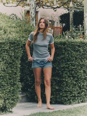 The Set 3 Pack Double Layer Short Sleeve T-Shirts Navy/Grey Marl/White - Image 1 of 11