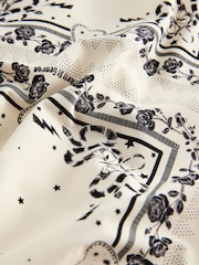 Rockett St George Tile Print One-Shoulder Swimsuit - Imaginea 8 din 8