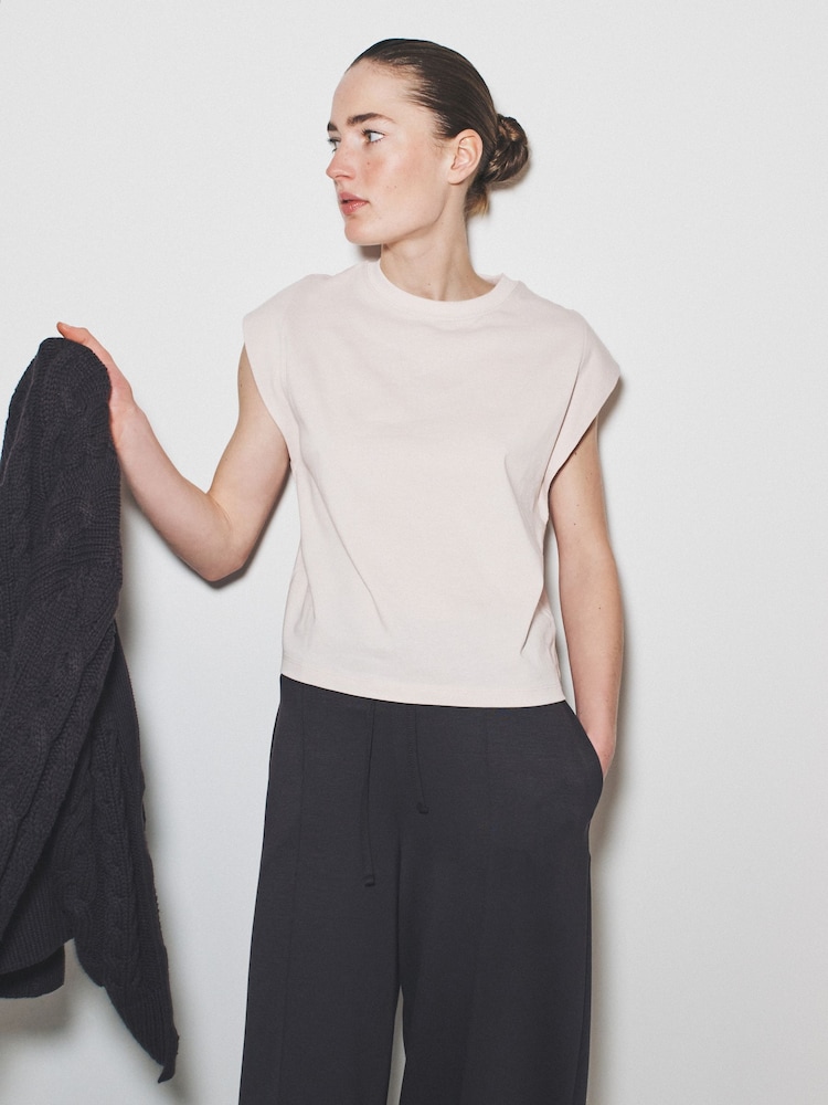 أحمر - حزمة من 3 تيشِرتات بأكمام فوق الكتف من The Set - صورة 1 من 10