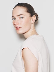 أحمر - حزمة من 3 تيشِرتات بأكمام فوق الكتف من The Set - صورة 3 من 10