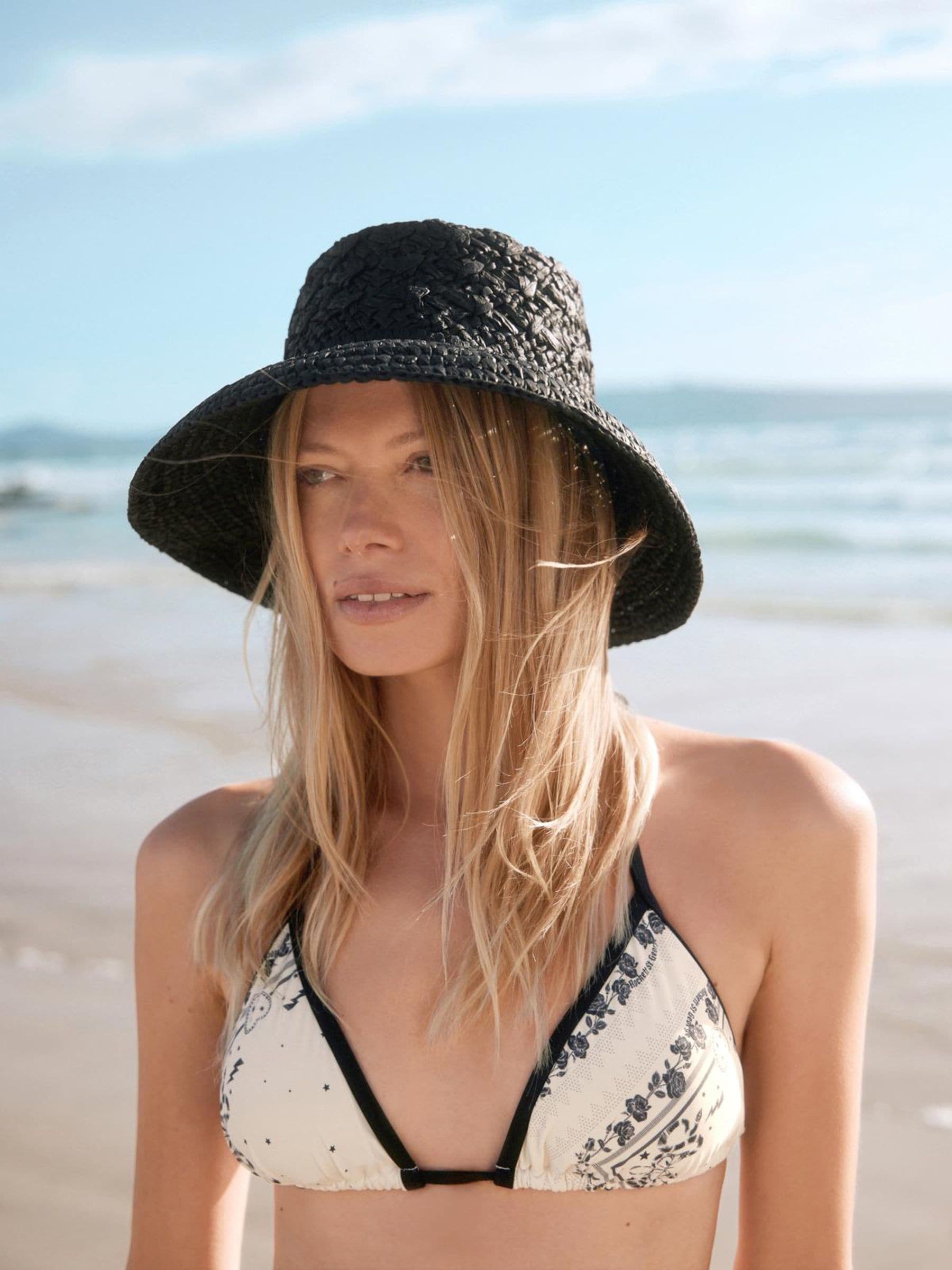 Chapeau d'O Color Boa Bucket 黒 Chapeau d' O（シャポードオー）の