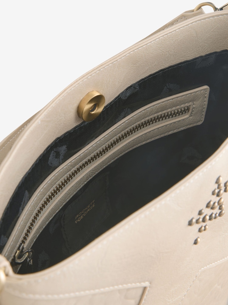 Rockett St George Star Studded Tassel PU Bucket Bag - Imagen 12 de 12