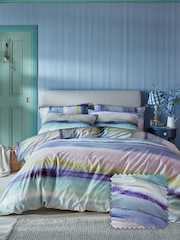 Bluebellgray Atlantic Blue Hebrides Tartan 200 Thread Count Duvet Cover and Pillowcase Set - Image 1 of 8
