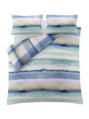 Bluebellgray Atlantic Blue Hebrides Tartan 200 Thread Count Duvet Cover and Pillowcase Set - Image 4 of 8