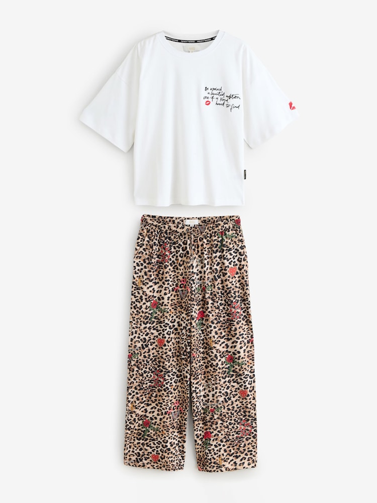 Rockett St George Slogan Pyjamas Set - Imaginea 1 din 8