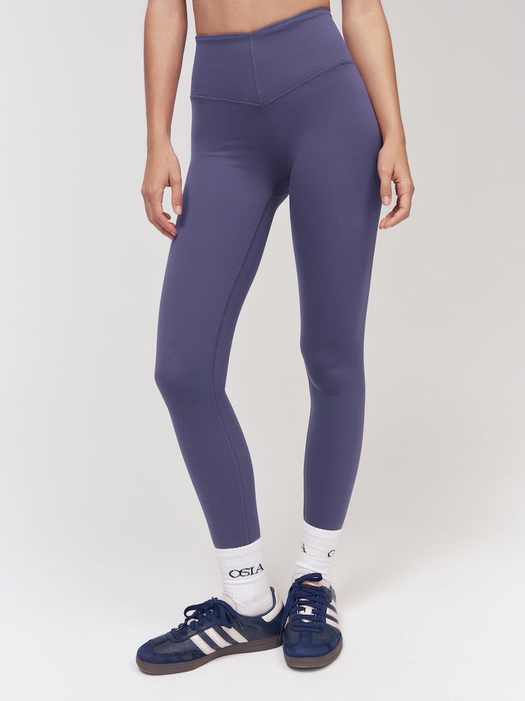OSIA Blue V Waist Signature Leggings - Image 1 of 4