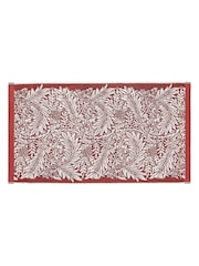 William Morris At Home Brick Orange Larkspur Bath Mat - Image 2 of 2