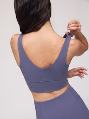 Albastru - OSIA Ruched Crop Top - Imaginea 5 din 5