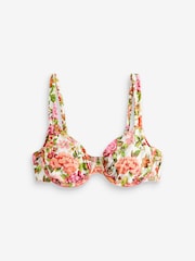 Laura Ashley Pink Lavington Blooms Underwired Bikini Top - Image 5 of 8