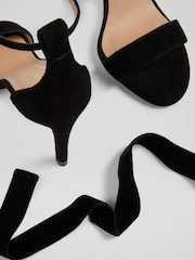 LK Bennett Black Helena Suede Ankle Sandals - Image 3 of 3