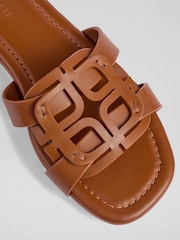 LK Bennett Brown Casper Leather Ballet Flats - Image 4 of 4