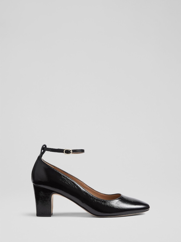LK Bennett Black Lorena Leather Trainers - Image 1 of 4 LK Bennett Black Lorena Leather Trainers - Image 1 of 4