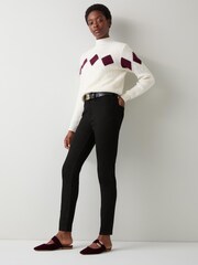 LK Bennett Black Lottie Cotton Skinny Stretch Jeans - Image 3 of 4