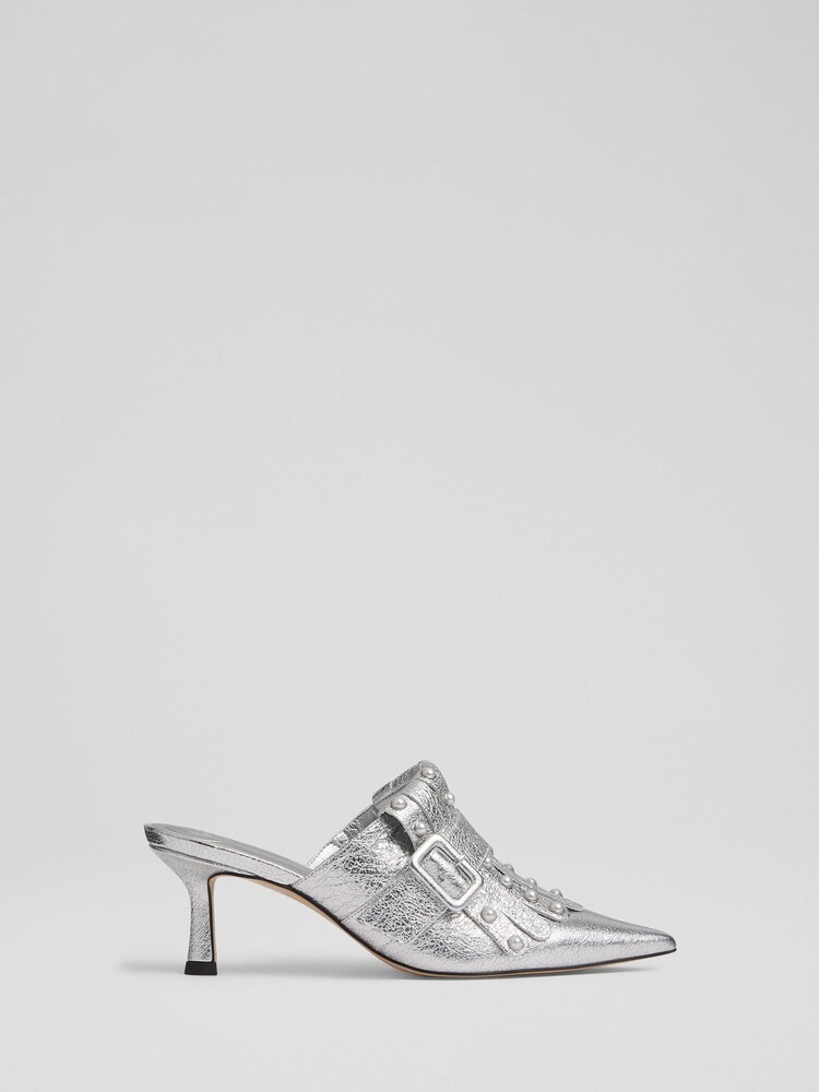 LKB London Metallic Atty Leather Sandals - Image 1 of 4 LKB London Metallic Atty Leather Sandals - Image 1 of 4