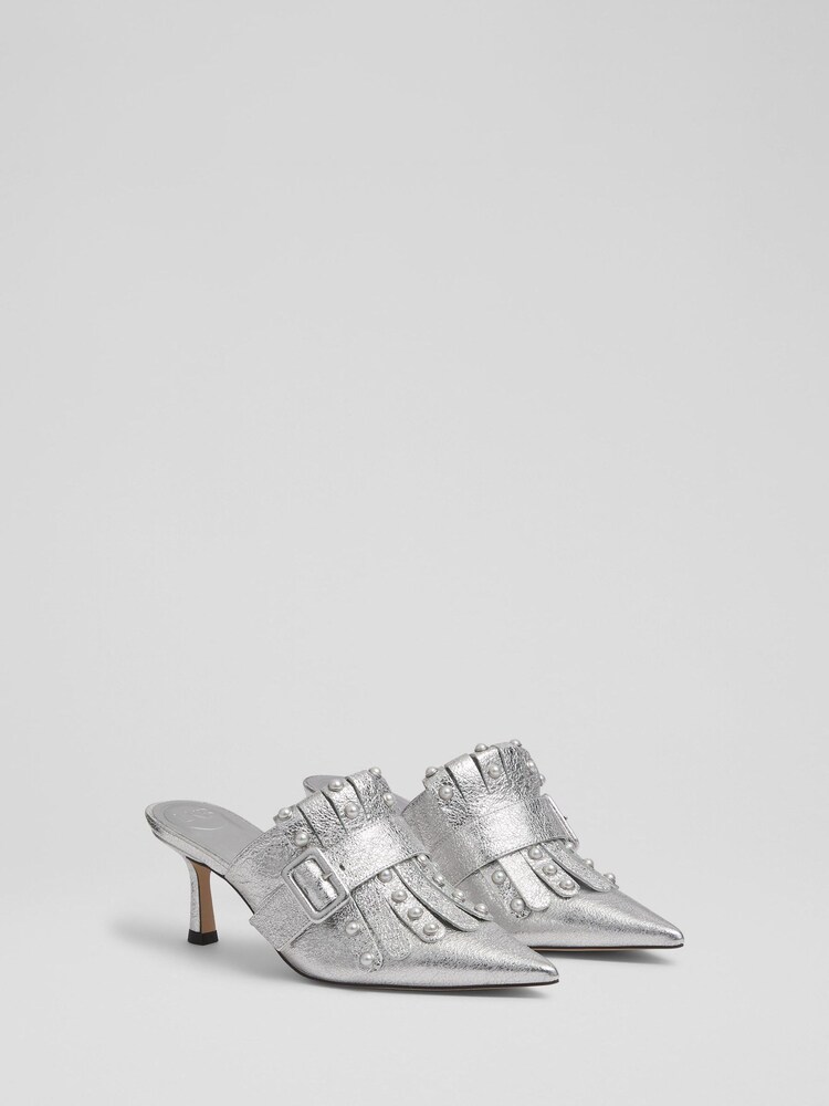 LKB London Metallic Atty Leather Sandals - Image 2 of 4 LKB London Metallic Atty Leather Sandals - Image 2 of 4