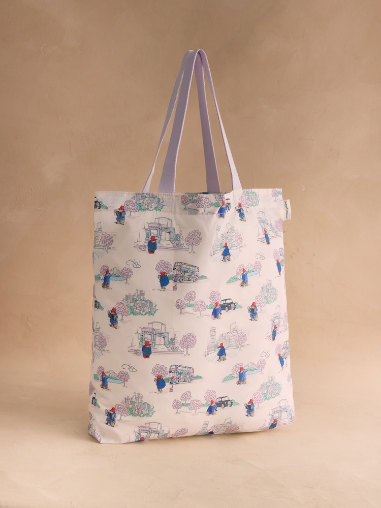 Cath Kidston Ecru Paddington Around The World Foldaway Shopper - Image 1 of 3 Cath Kidston Ecru Paddington Around The World Foldaway Shopper - Image 1 of 3