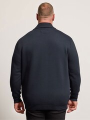BadRhino Big & Tall Blue Full Zip Diamond Quilted Fleece - Image 3 of 6