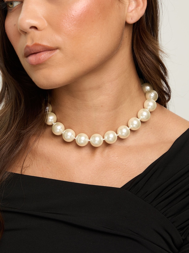 Collier Jon Richard plaqué perles - Image 3 de 3