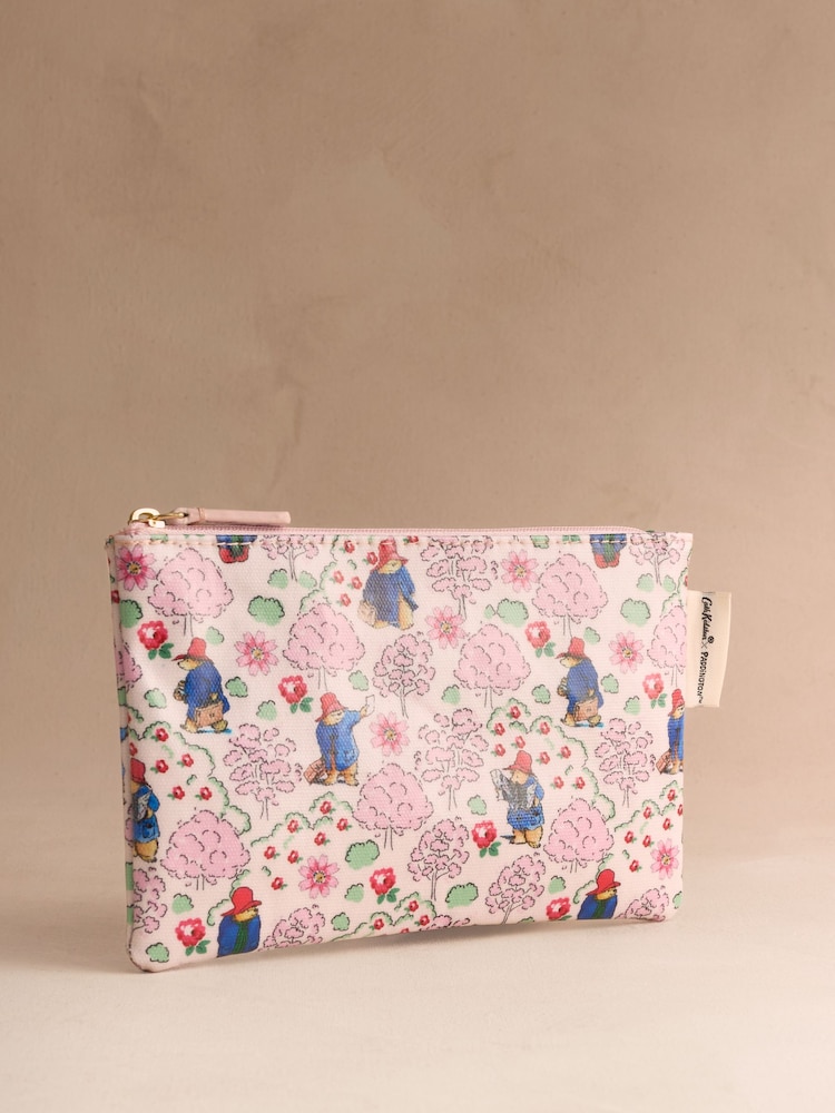 Cath Kidston Pink Paddington Blossom Zipped Purse - Image 1 of 3