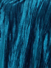 Yours Curve Blue Crushed Velour Party Cami - Image 5 of 5